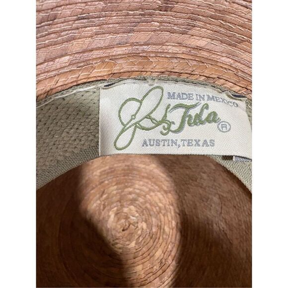 Womens Tula Straw Hat, Handmade, Garden Hat, Beach Hat - Picture 6 of 6